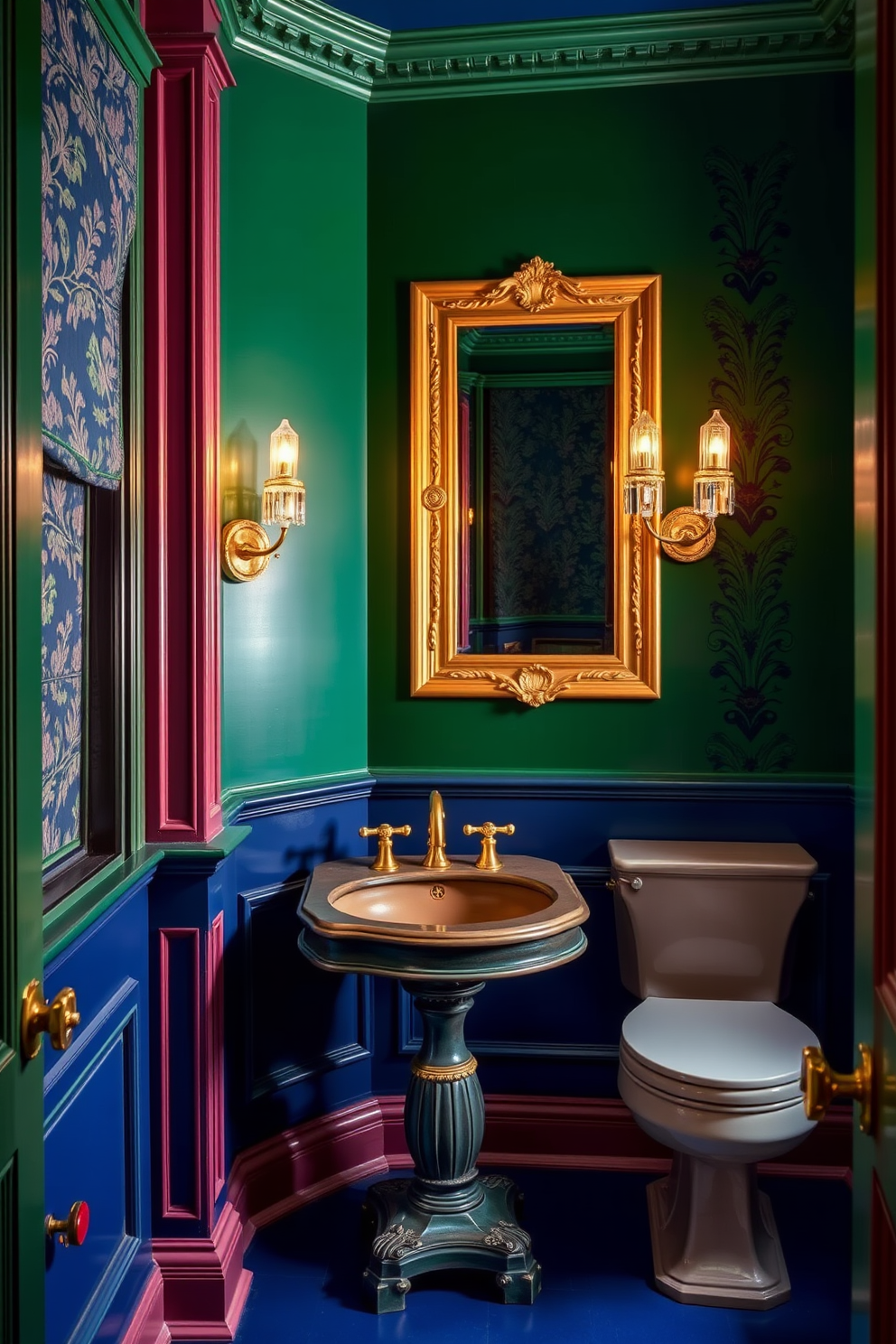 Victorian Powder Room Design Ideas 6