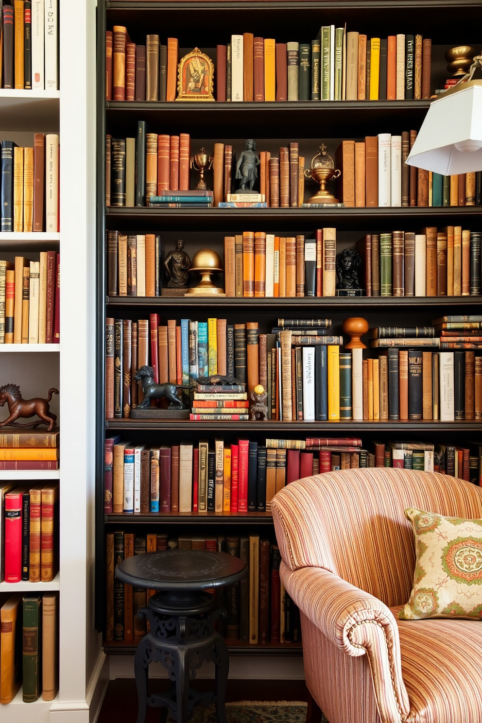 Vintage Home Library Design Ideas 14