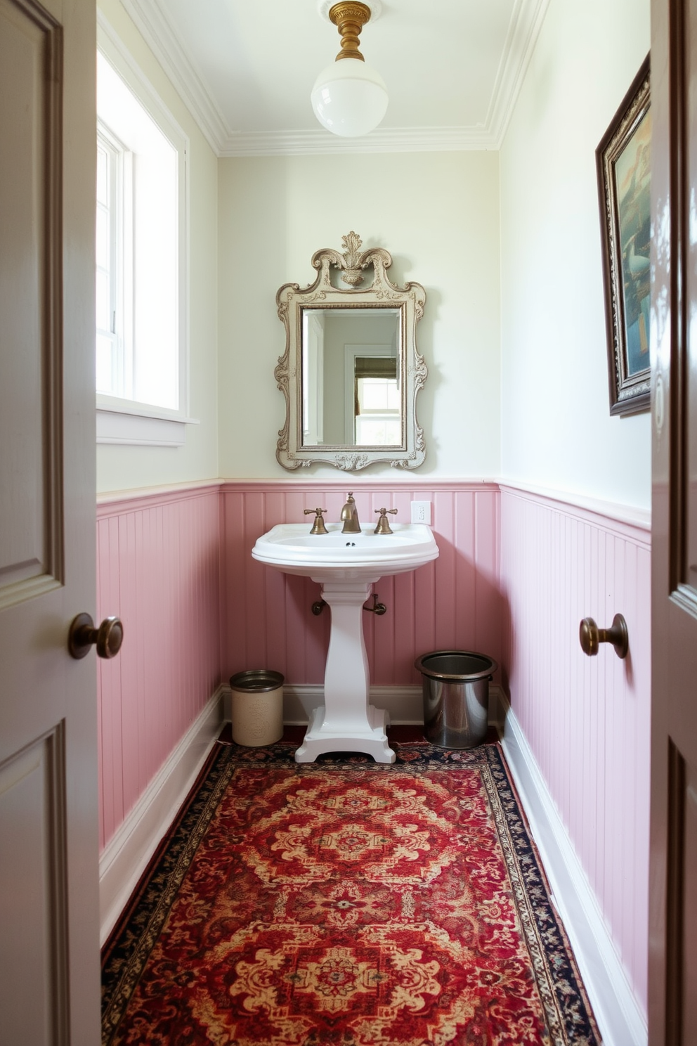 Vintage Powder Room Design Ideas 15