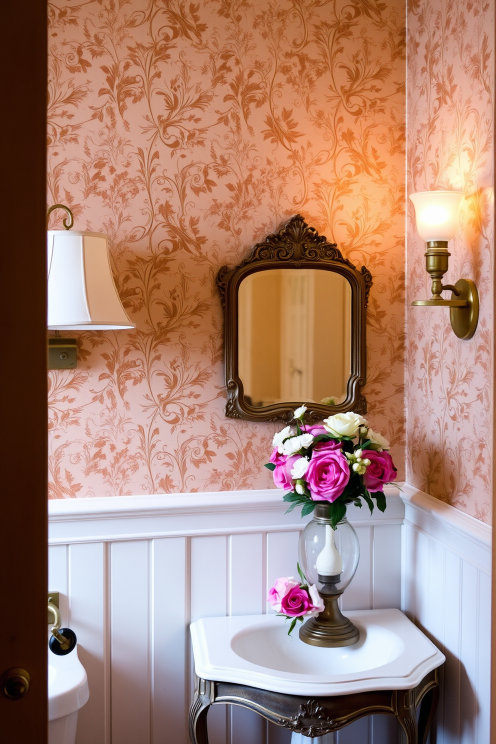 Vintage Powder Room Design Ideas 28