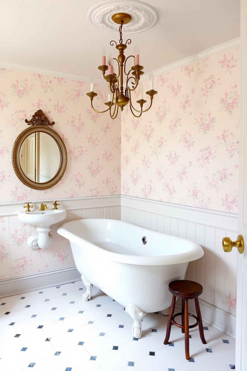 Vintage Powder Room Design Ideas 3