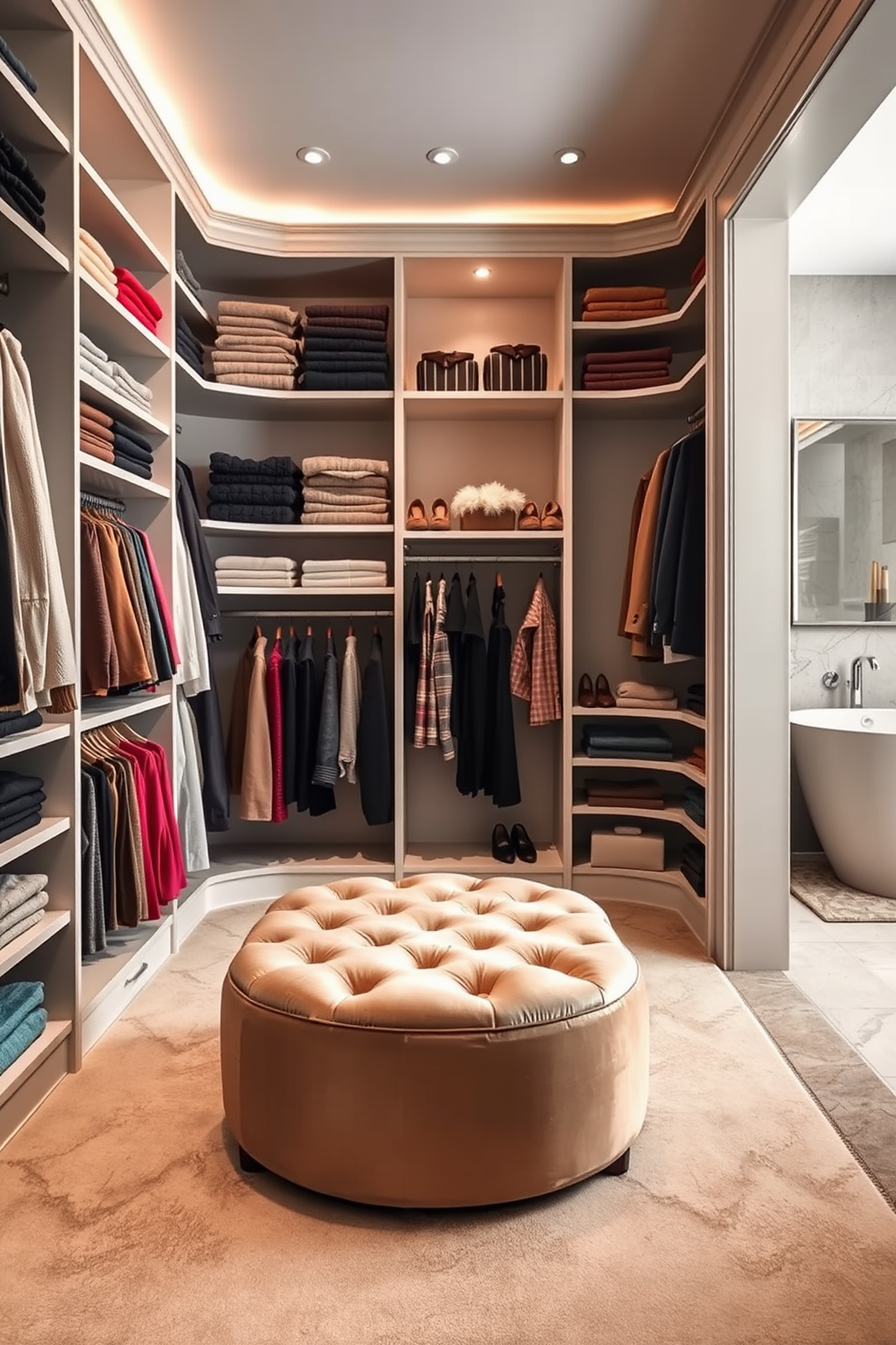 Walk In Closet With Bathroom Design Ideas 11