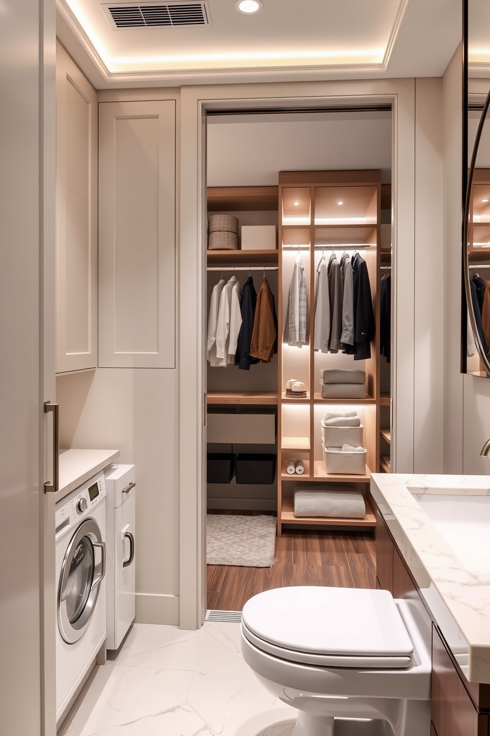 Walk In Closet With Bathroom Design Ideas 18