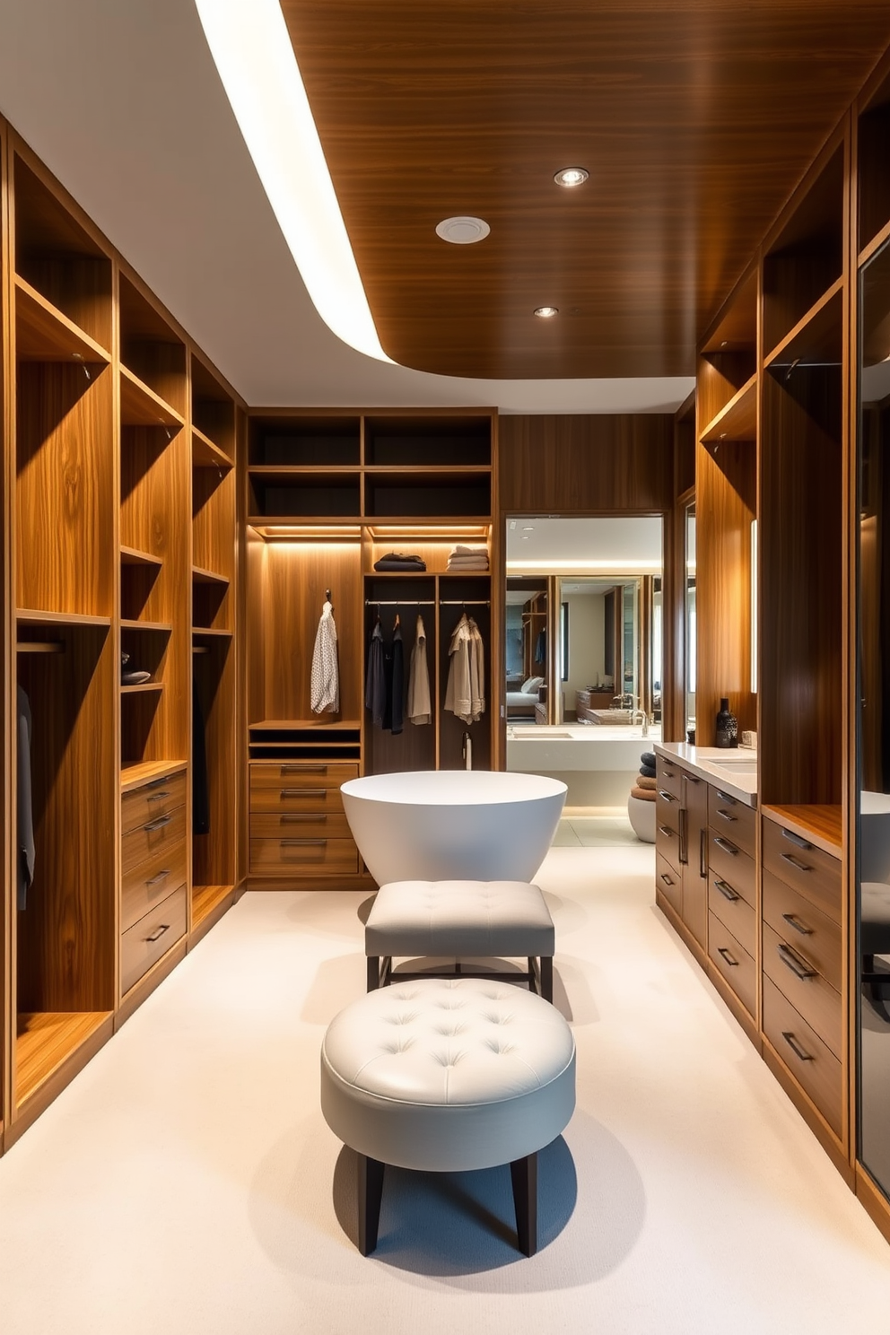 Walk In Closet With Bathroom Design Ideas 28