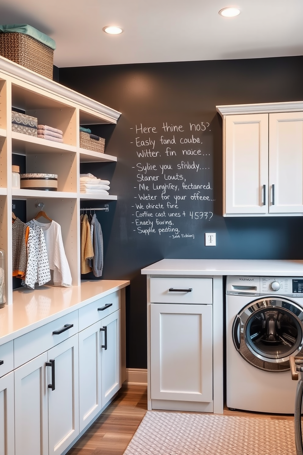 Walk In Closet Laundry Room Combo Design Ideas 21