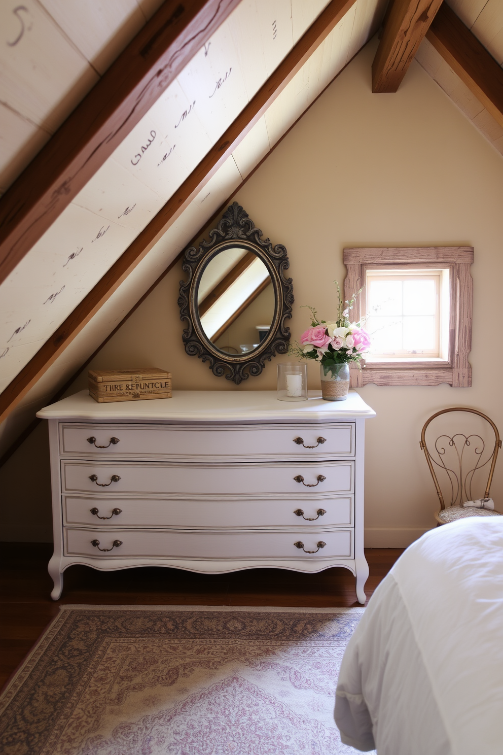 White Attic Room Design Ideas 5