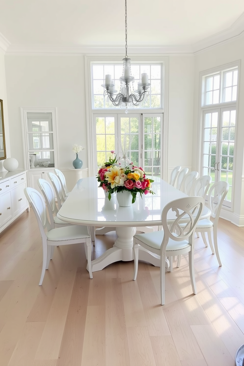 White Dining Room Design Ideas 14