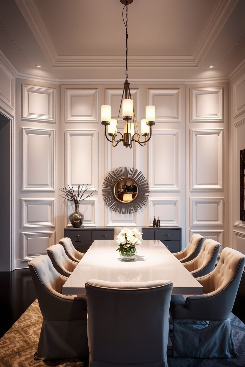 White Dining Room Design Ideas 19