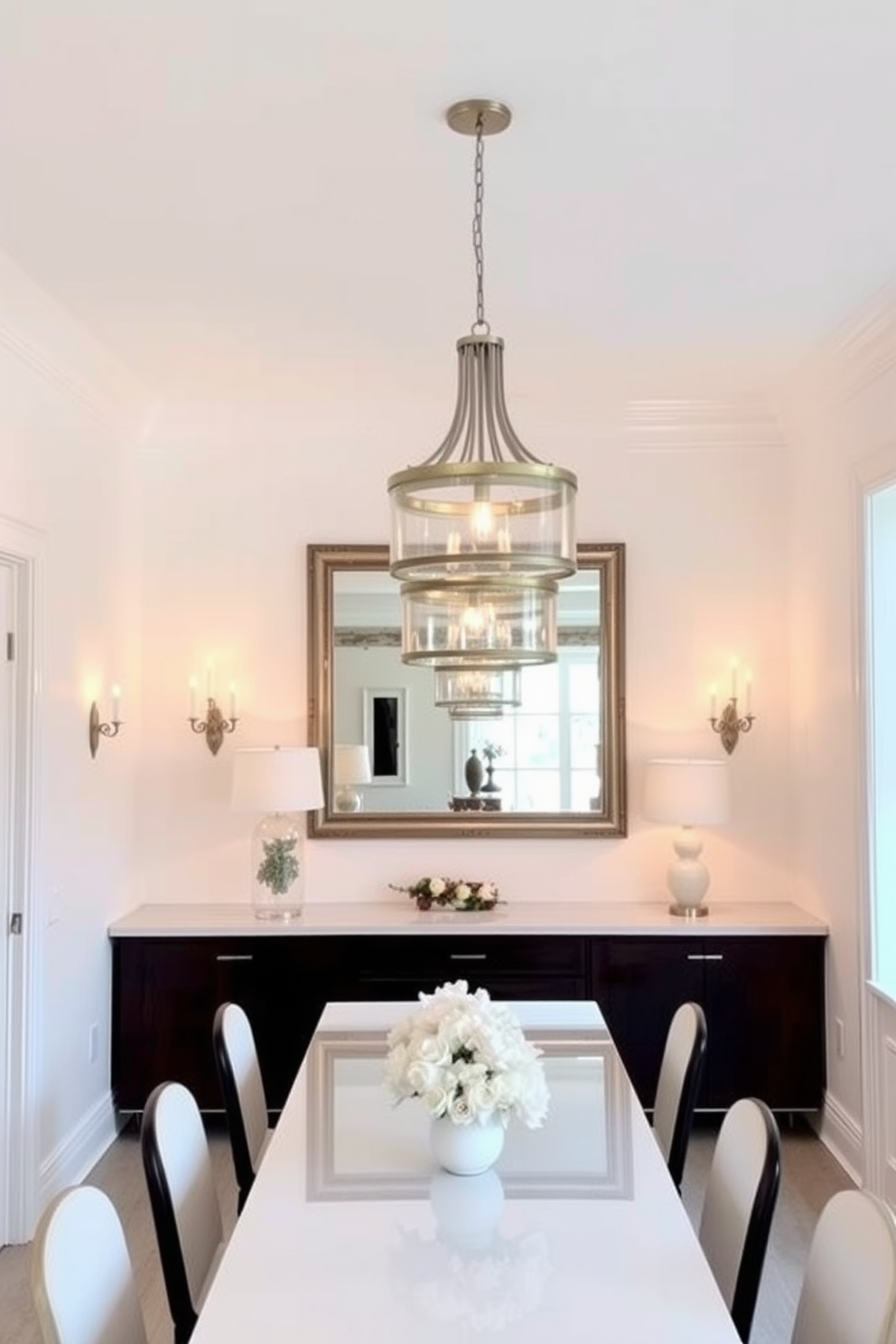 White Dining Room Design Ideas 21