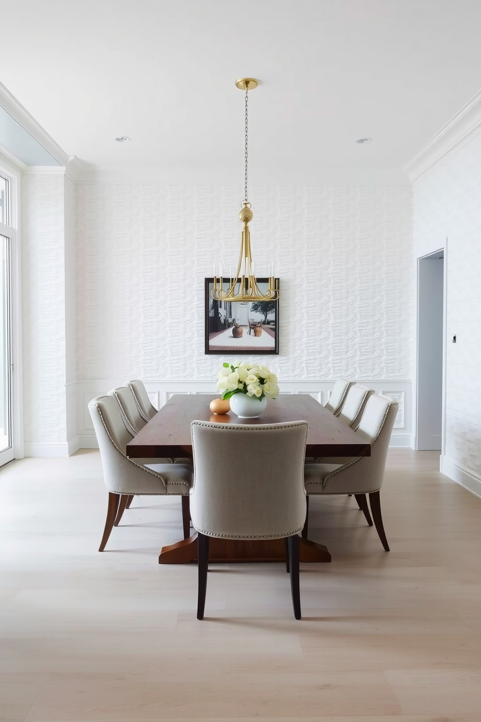 White Dining Room Design Ideas 22