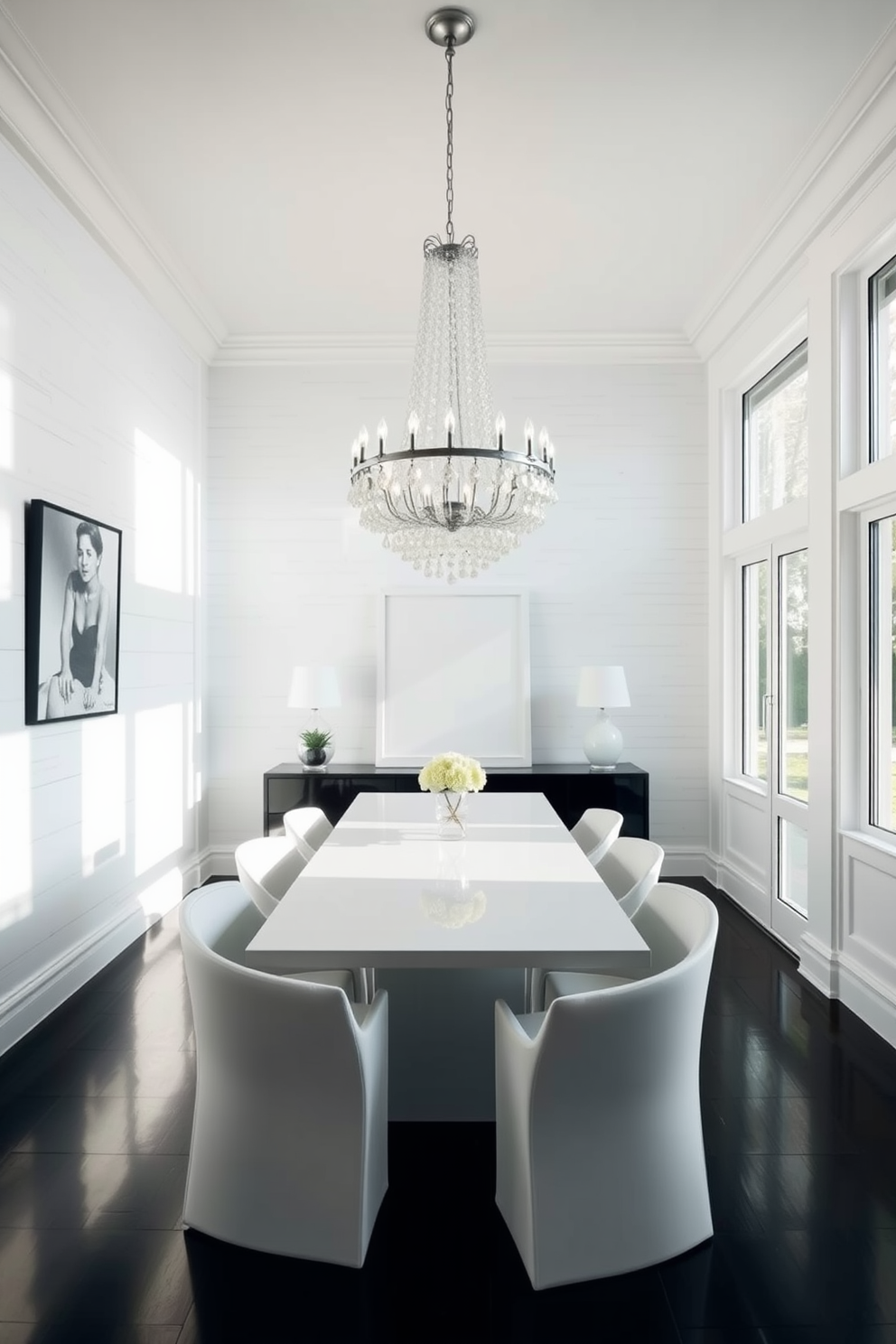 White Dining Room Design Ideas 7