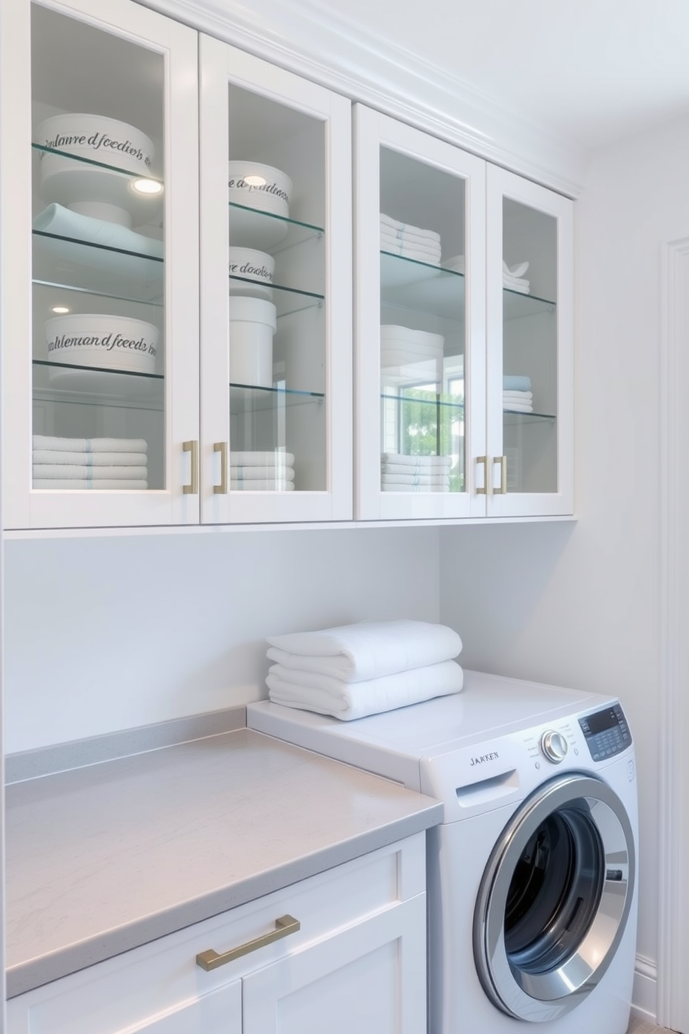 White Laundry Room Design Ideas 22