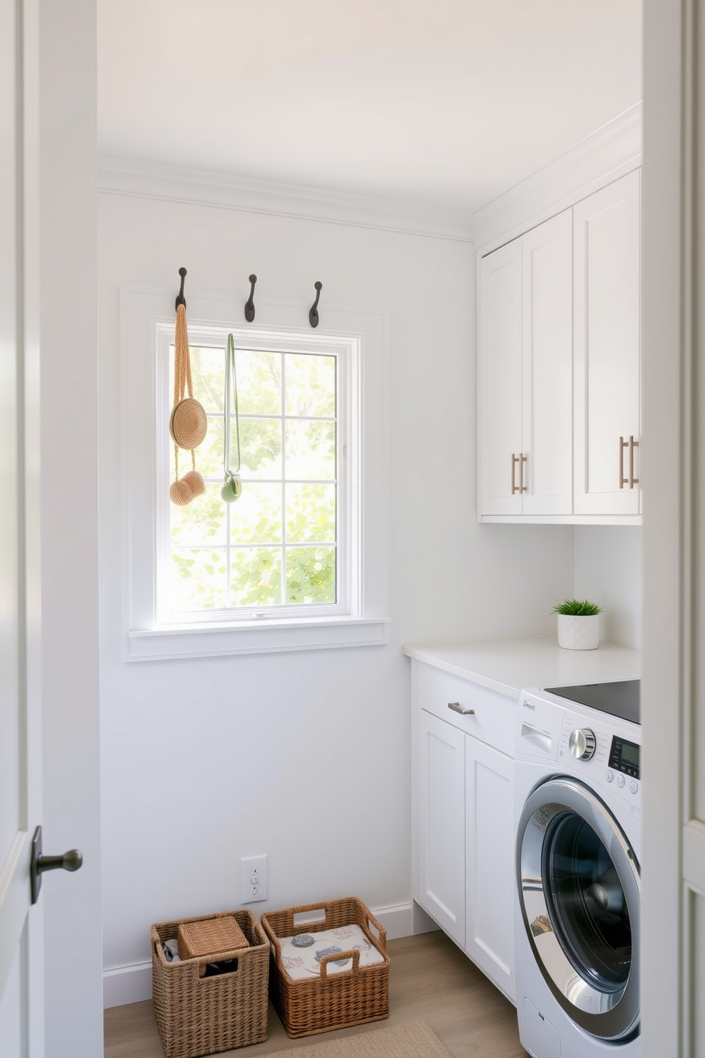 White Laundry Room Design Ideas 25