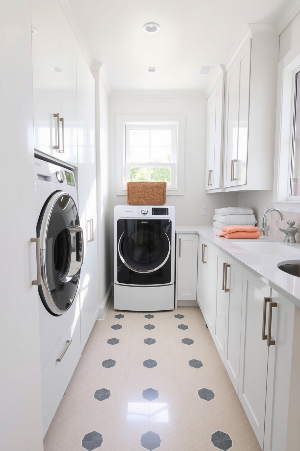 White Laundry Room Design Ideas 30