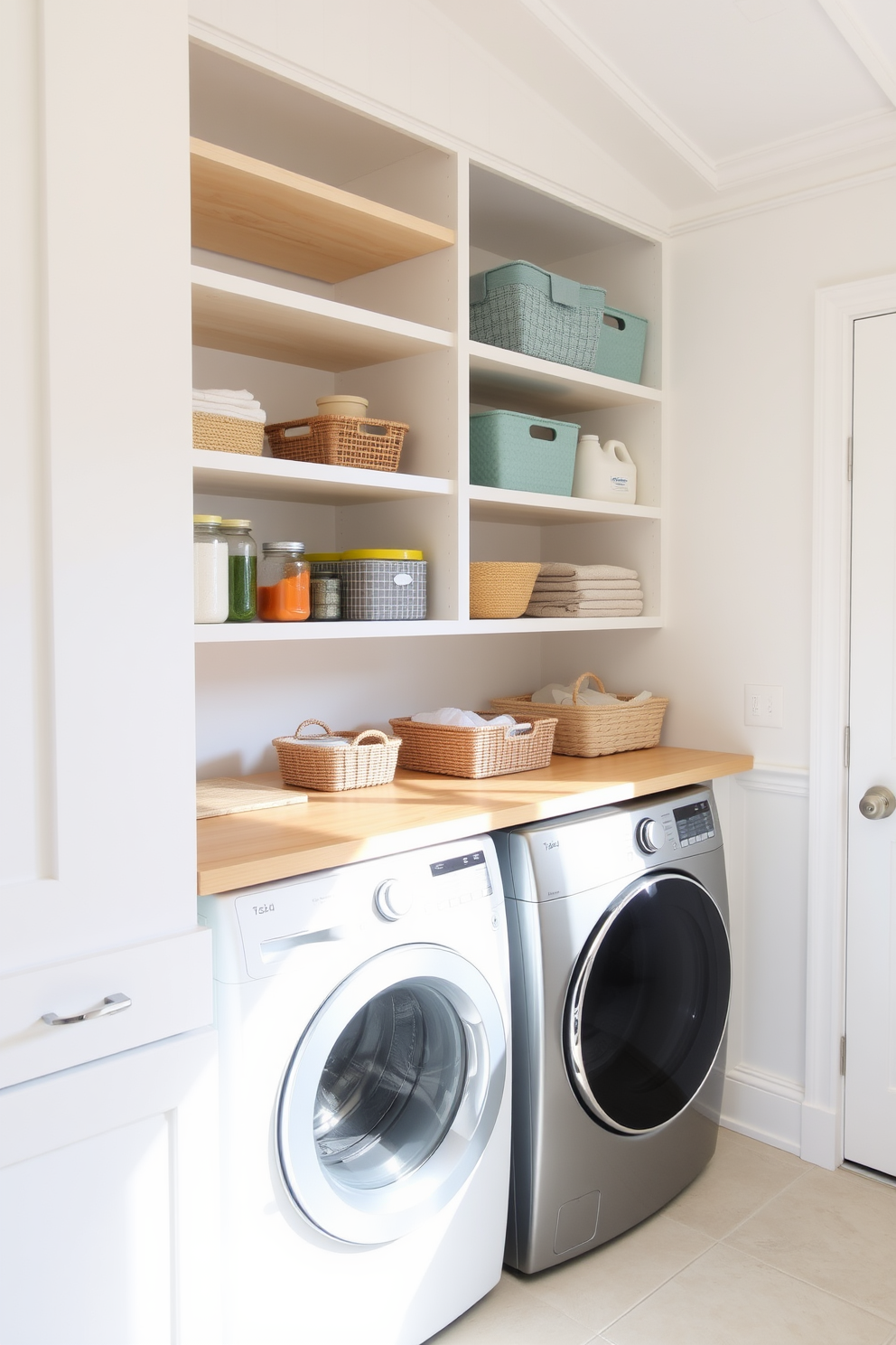 White Laundry Room Design Ideas 4