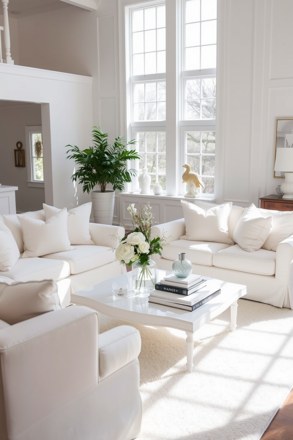 White Living Room Design Ideas 18