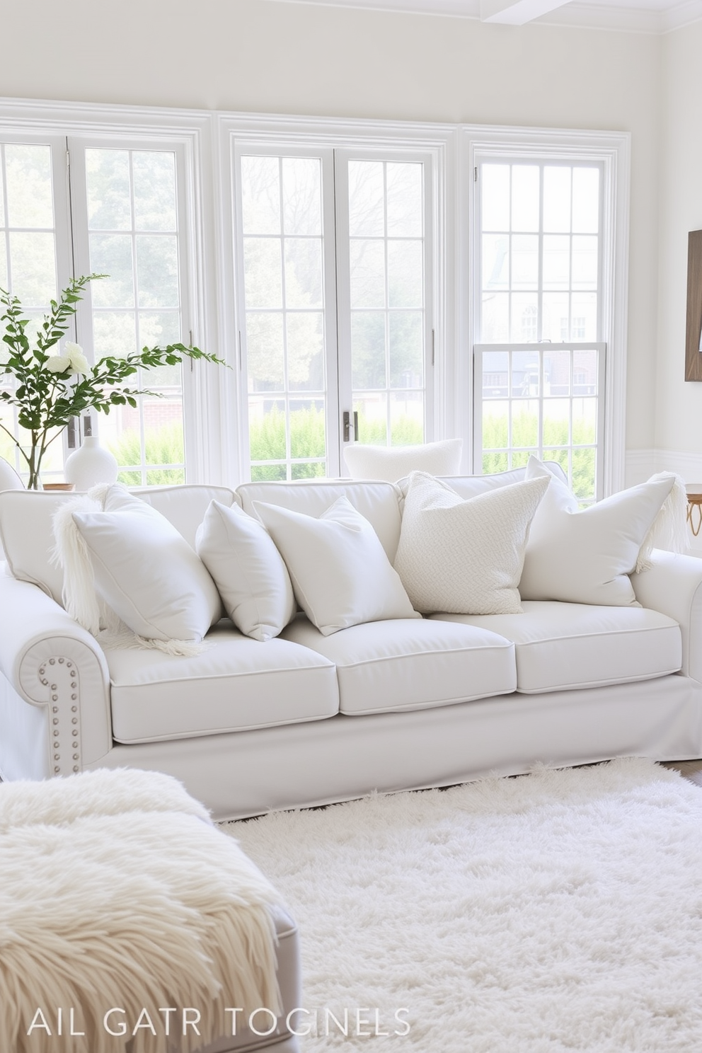 White Living Room Design Ideas 2