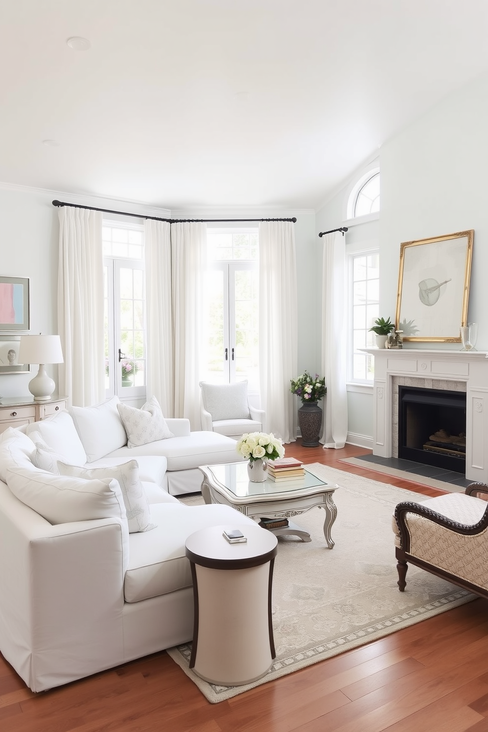 White Living Room Design Ideas 30