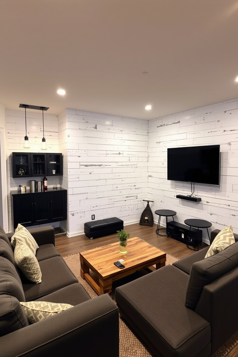 White Man Cave Design Ideas 16