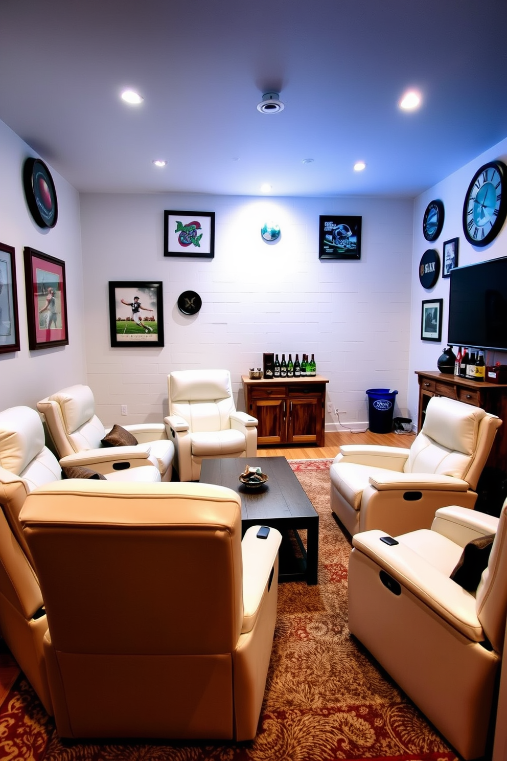 White Man Cave Design Ideas 20