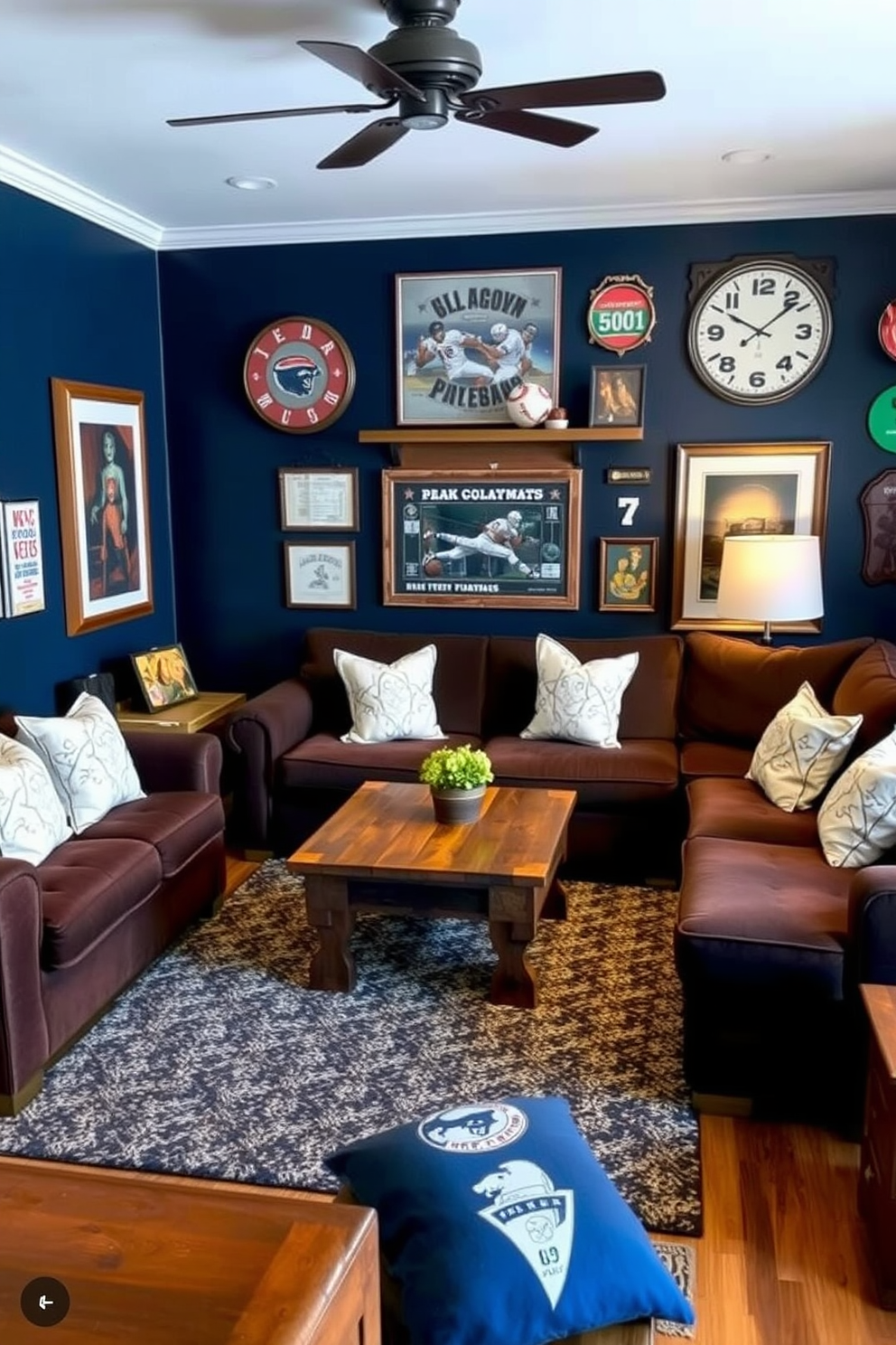 White Man Cave Design Ideas 23