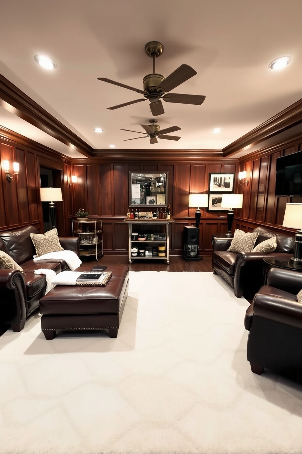 White Man Cave Design Ideas 7