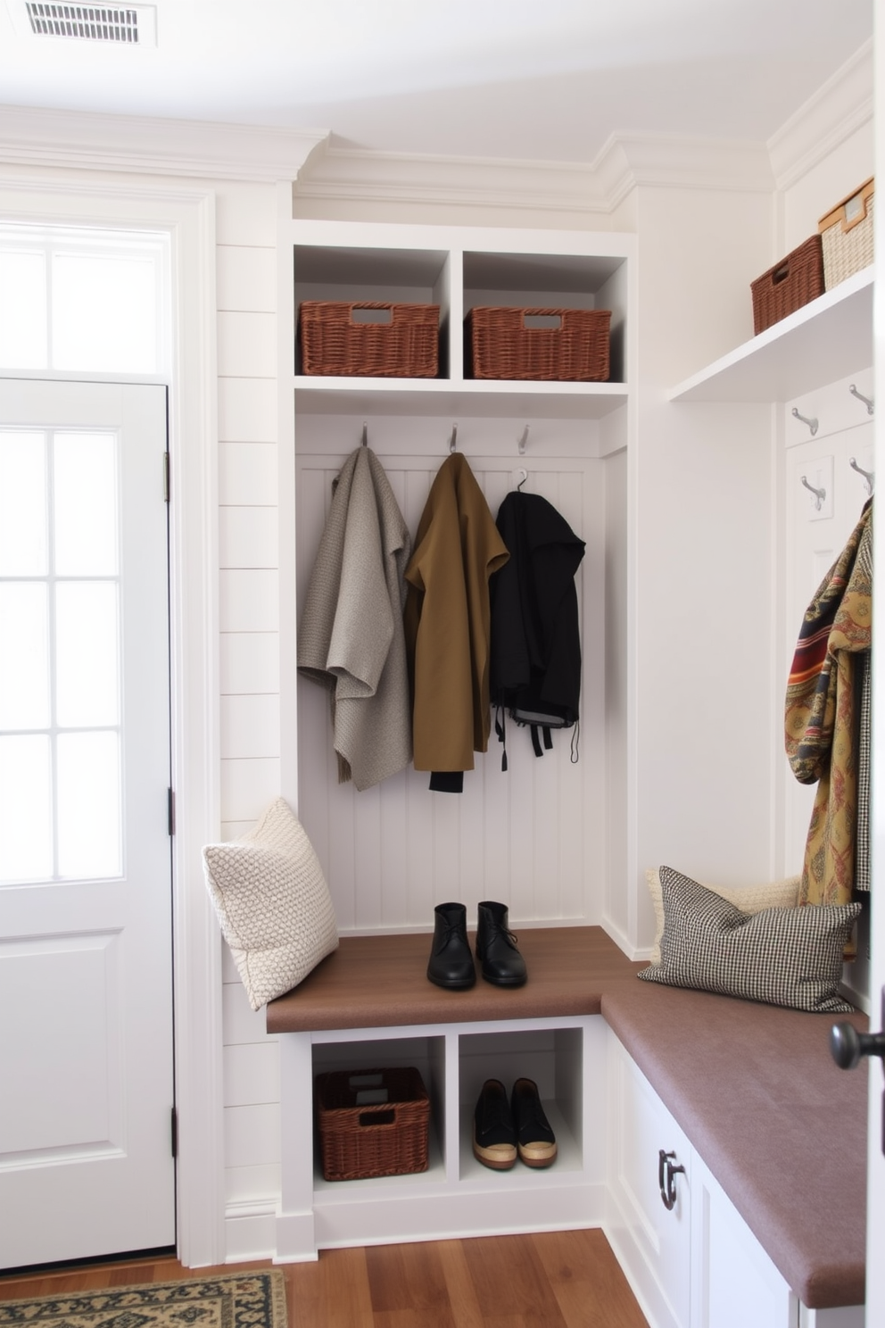 White Mudroom Design Ideas 1