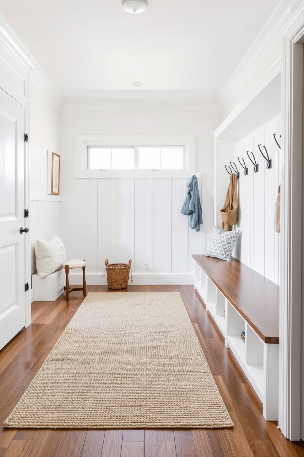 White Mudroom Design Ideas 10