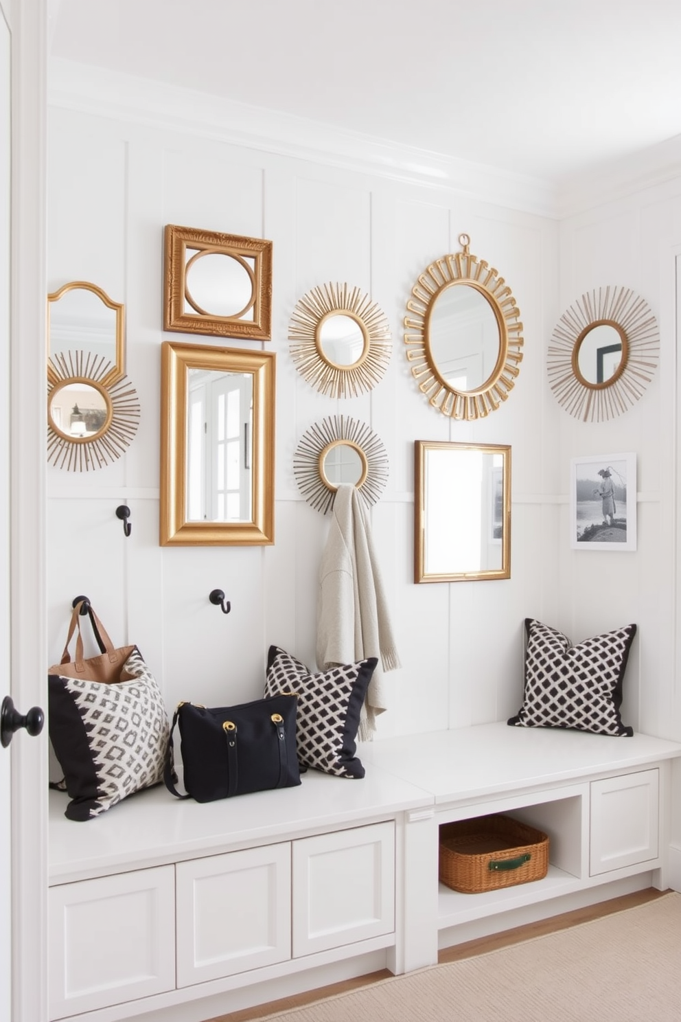 White Mudroom Design Ideas 11