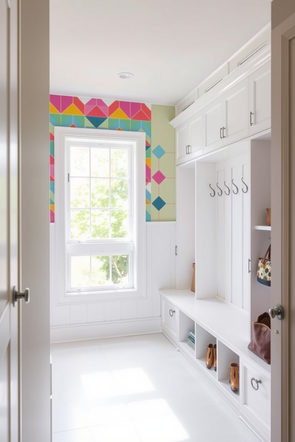 White Mudroom Design Ideas 17