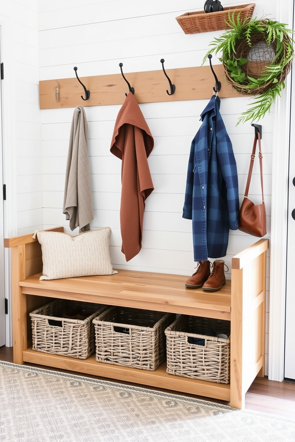 White Mudroom Design Ideas 2