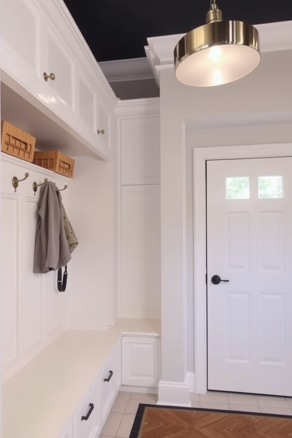 White Mudroom Design Ideas 4