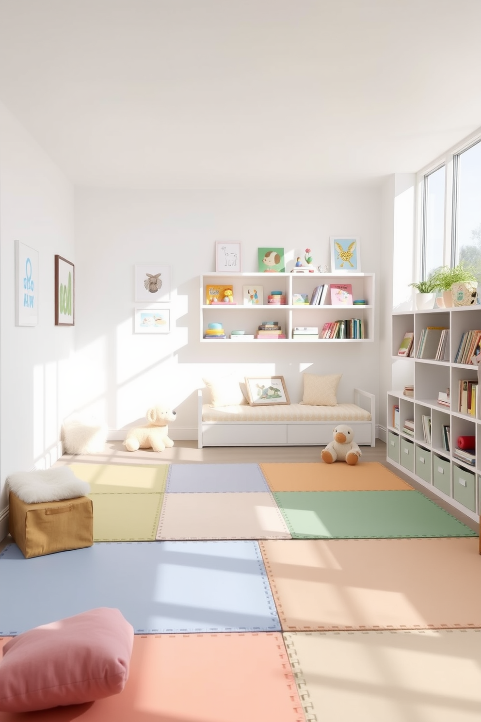 White Playroom Design Ideas 11