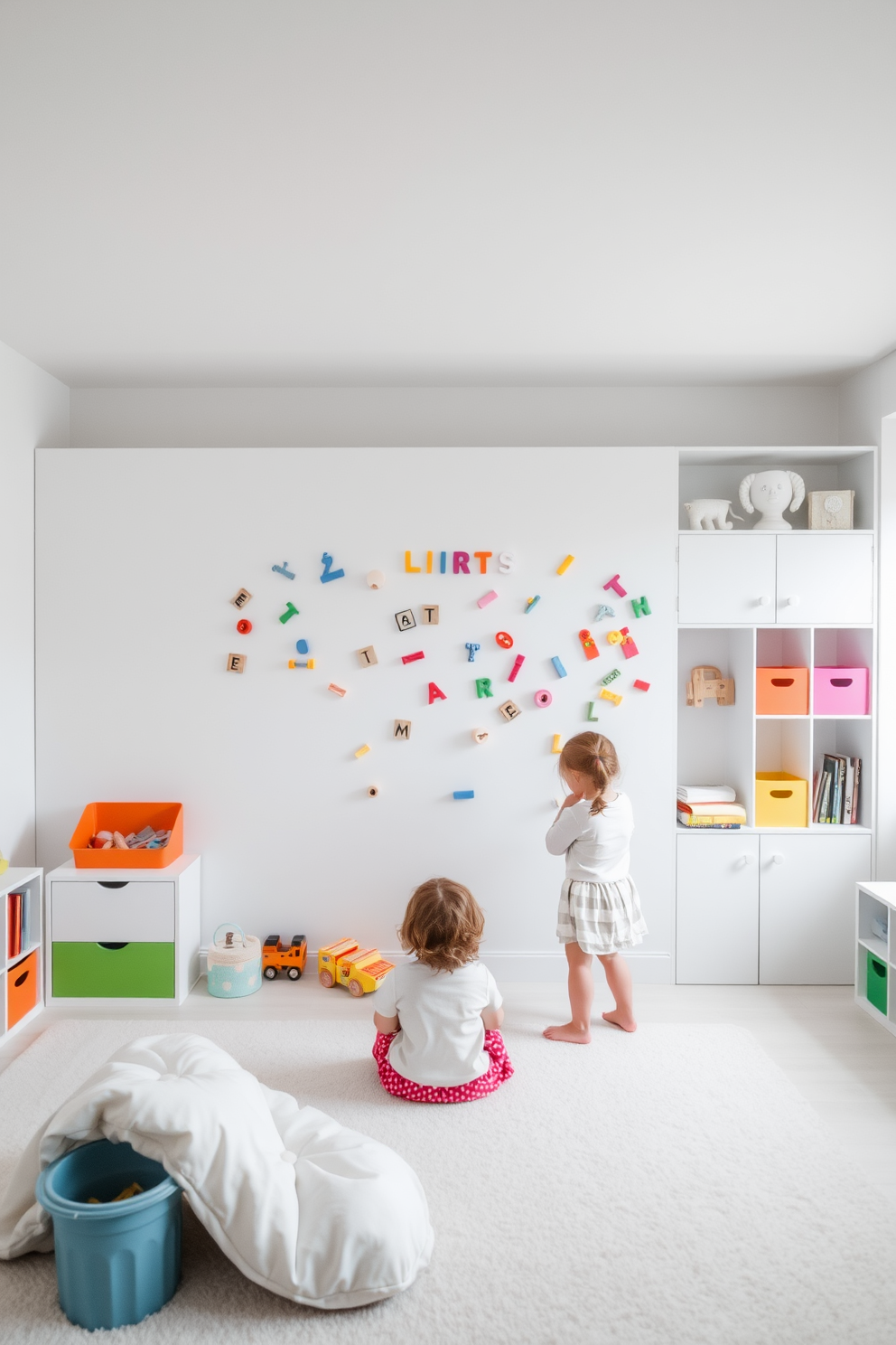 White Playroom Design Ideas 23