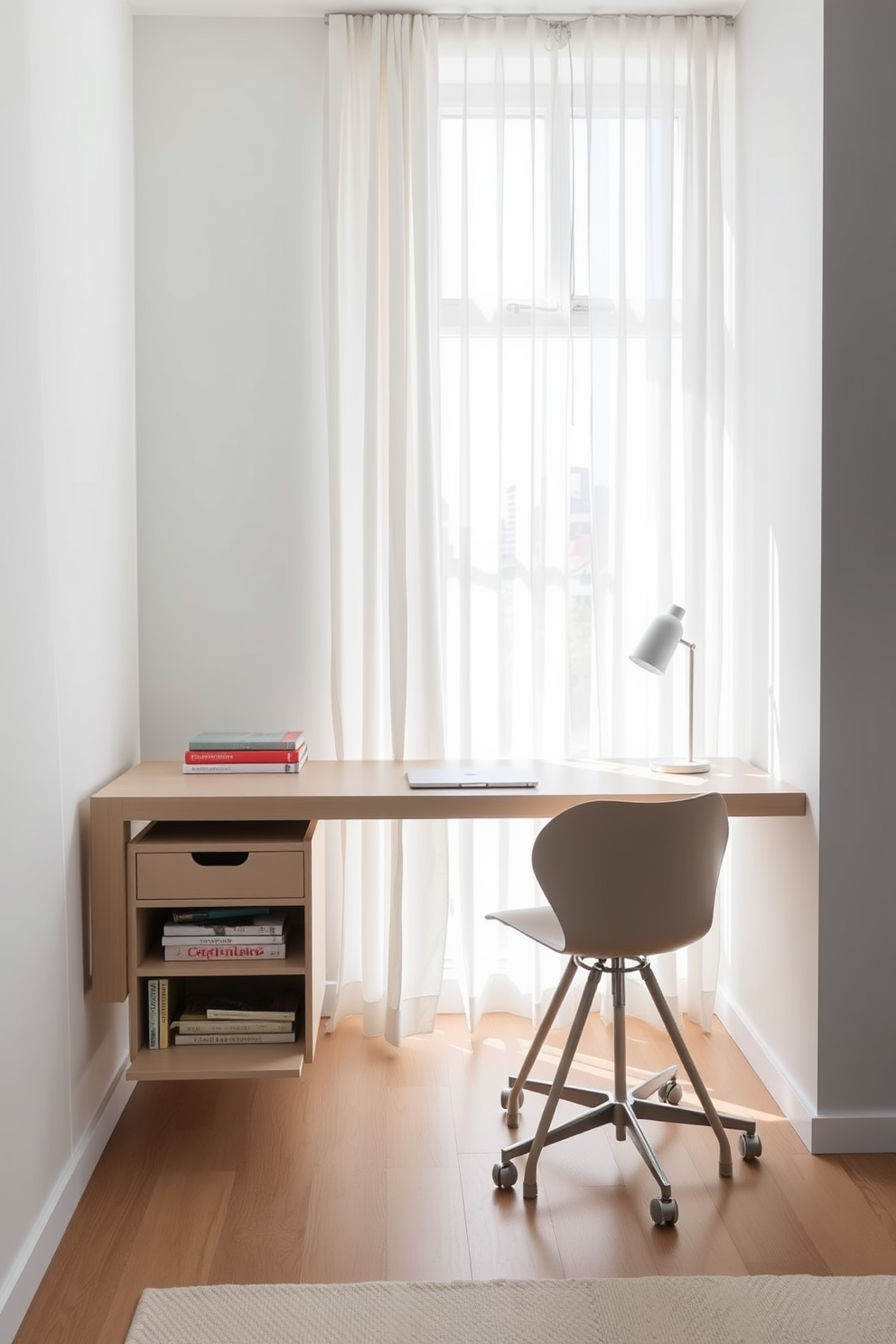 White Study Room Design Ideas 19