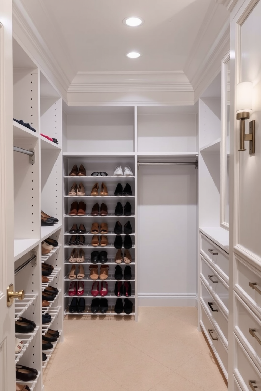 White Walk In Closet Design Ideas 3