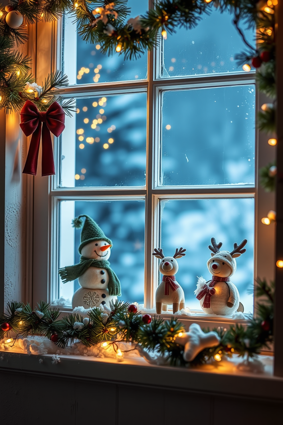 Window Christmas Decorating Ideas 19