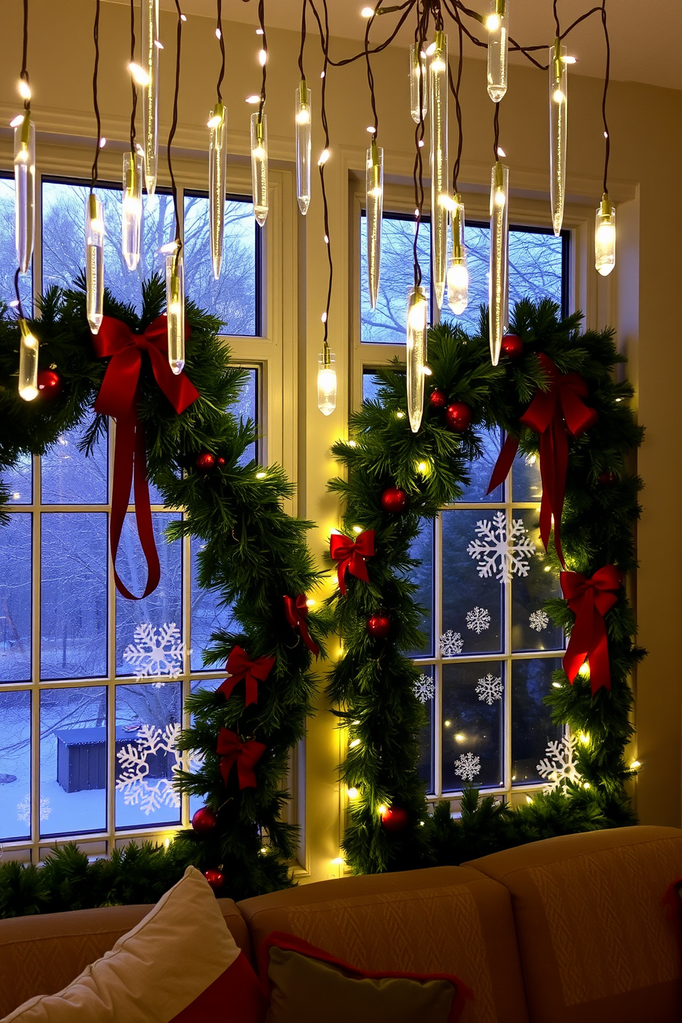 Window Christmas Decorating Ideas 23