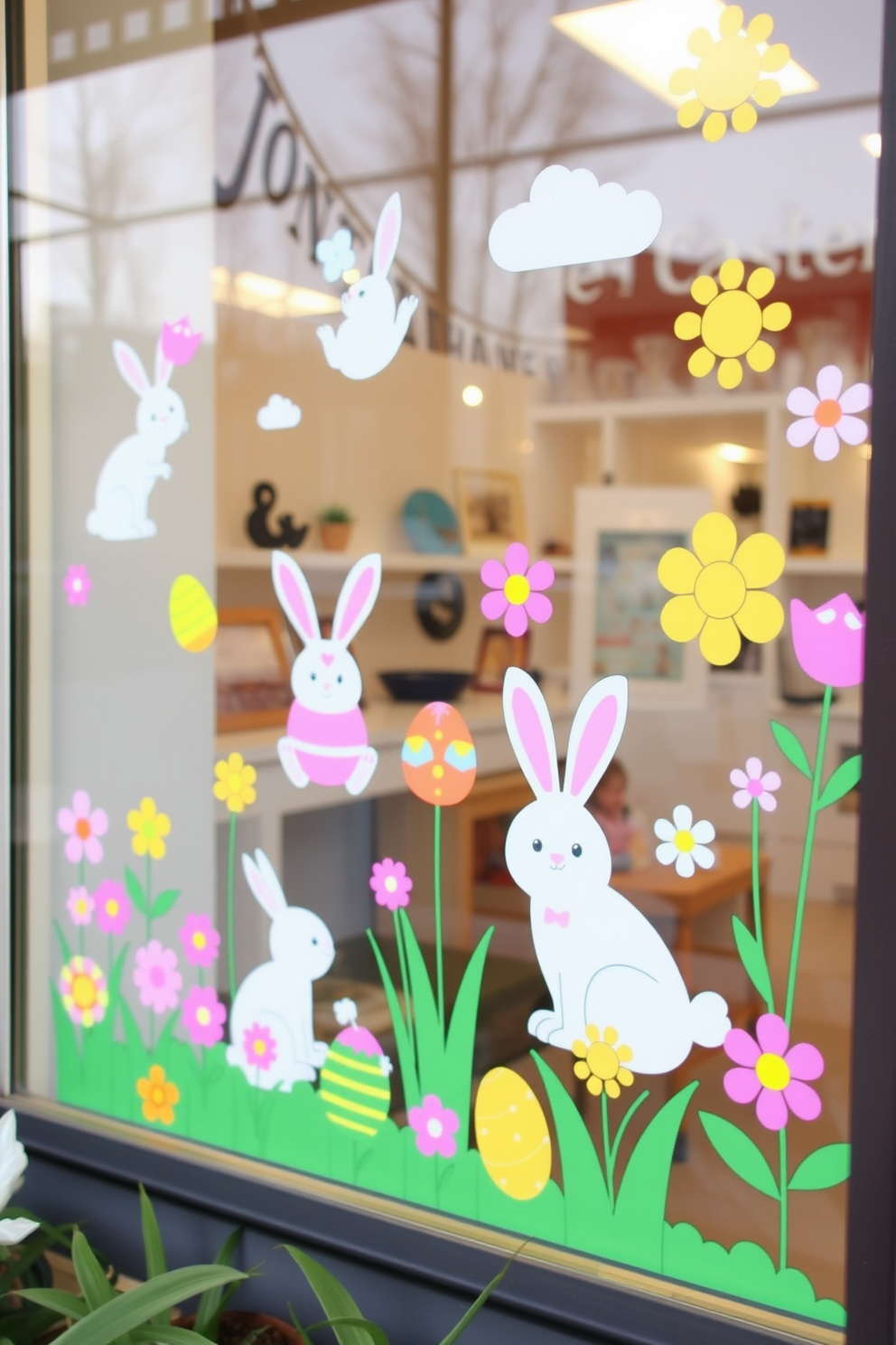 Window Easter Decorating Ideas 14