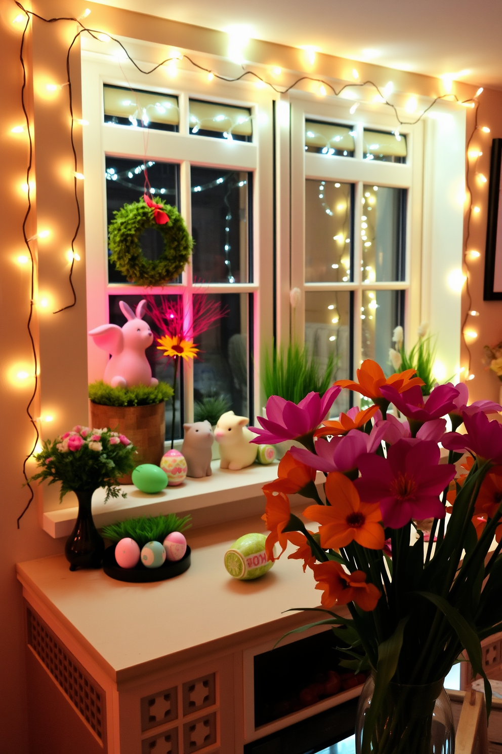 Window Easter Decorating Ideas 19