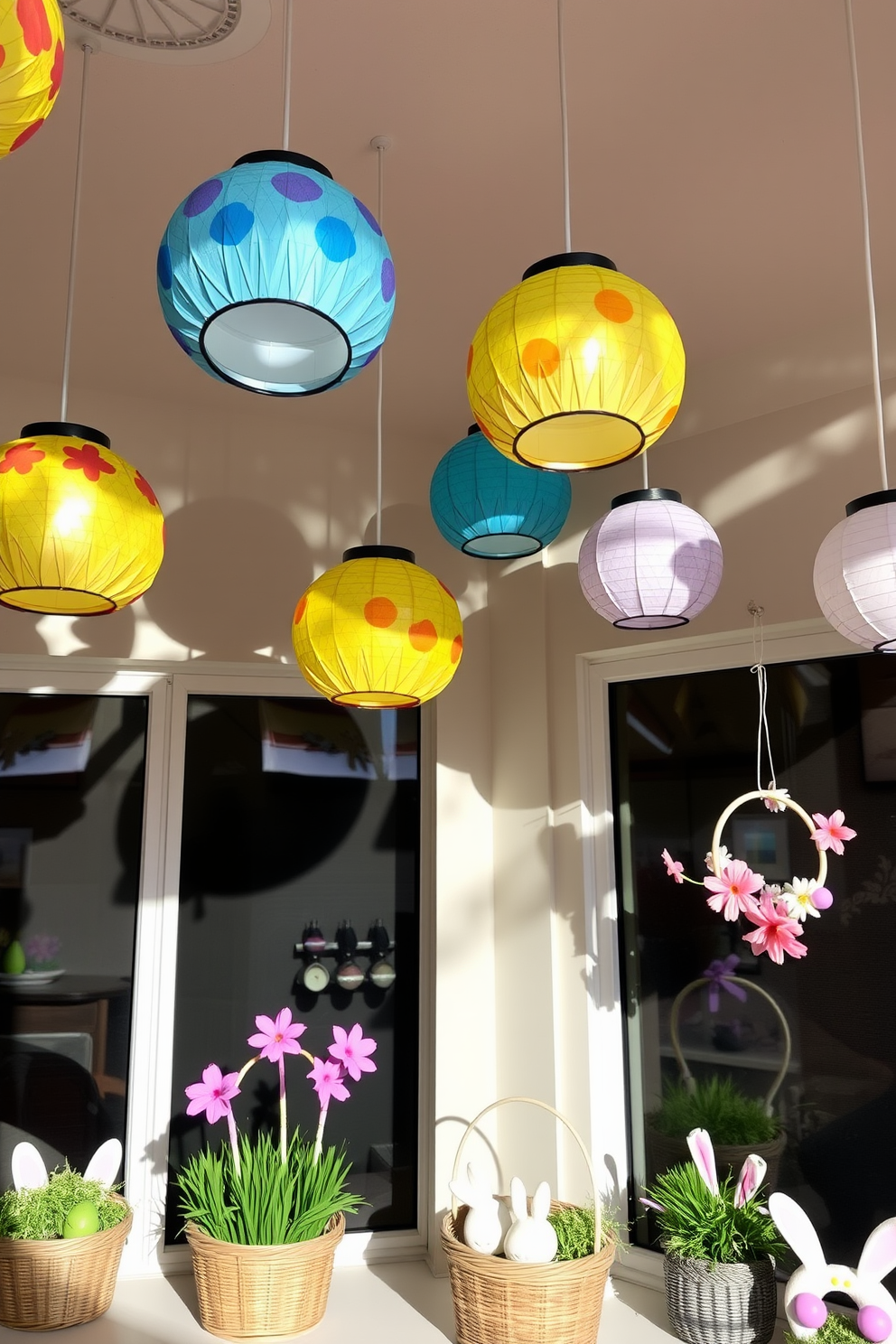 Window Easter Decorating Ideas 23