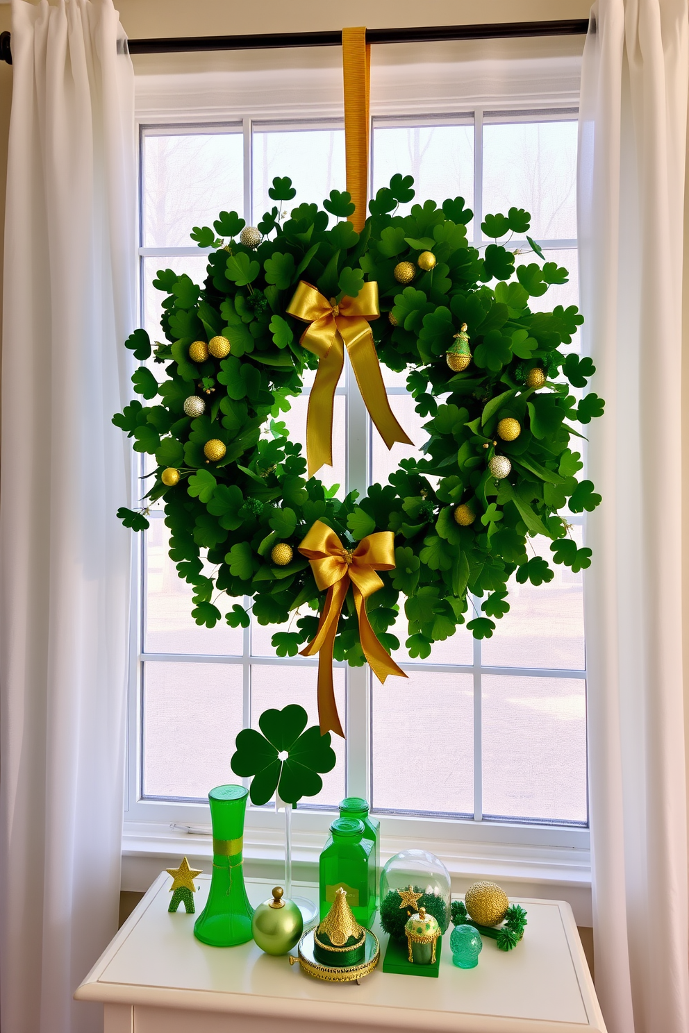 Window St Patricks Day Decorating Ideas 14