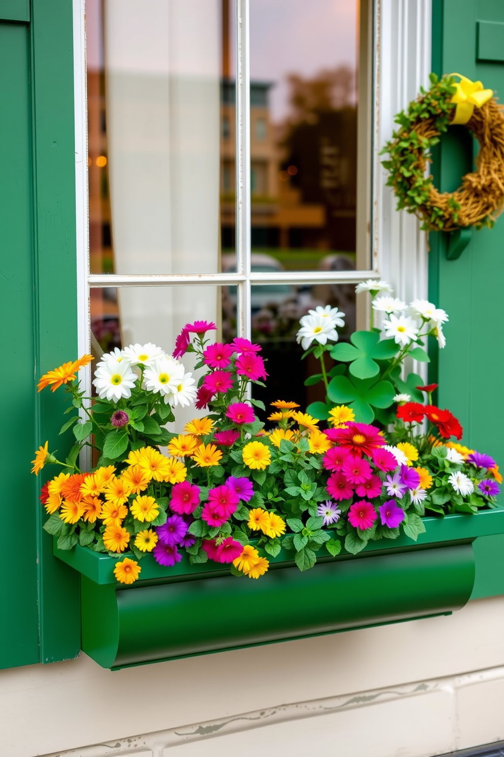 Window St Patricks Day Decorating Ideas 18