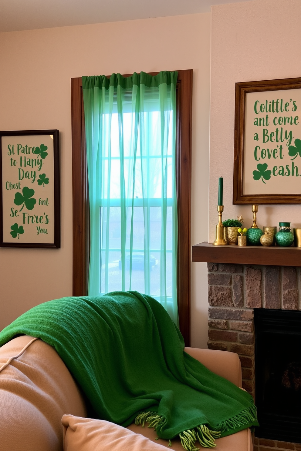 Window St Patricks Day Decorating Ideas 21