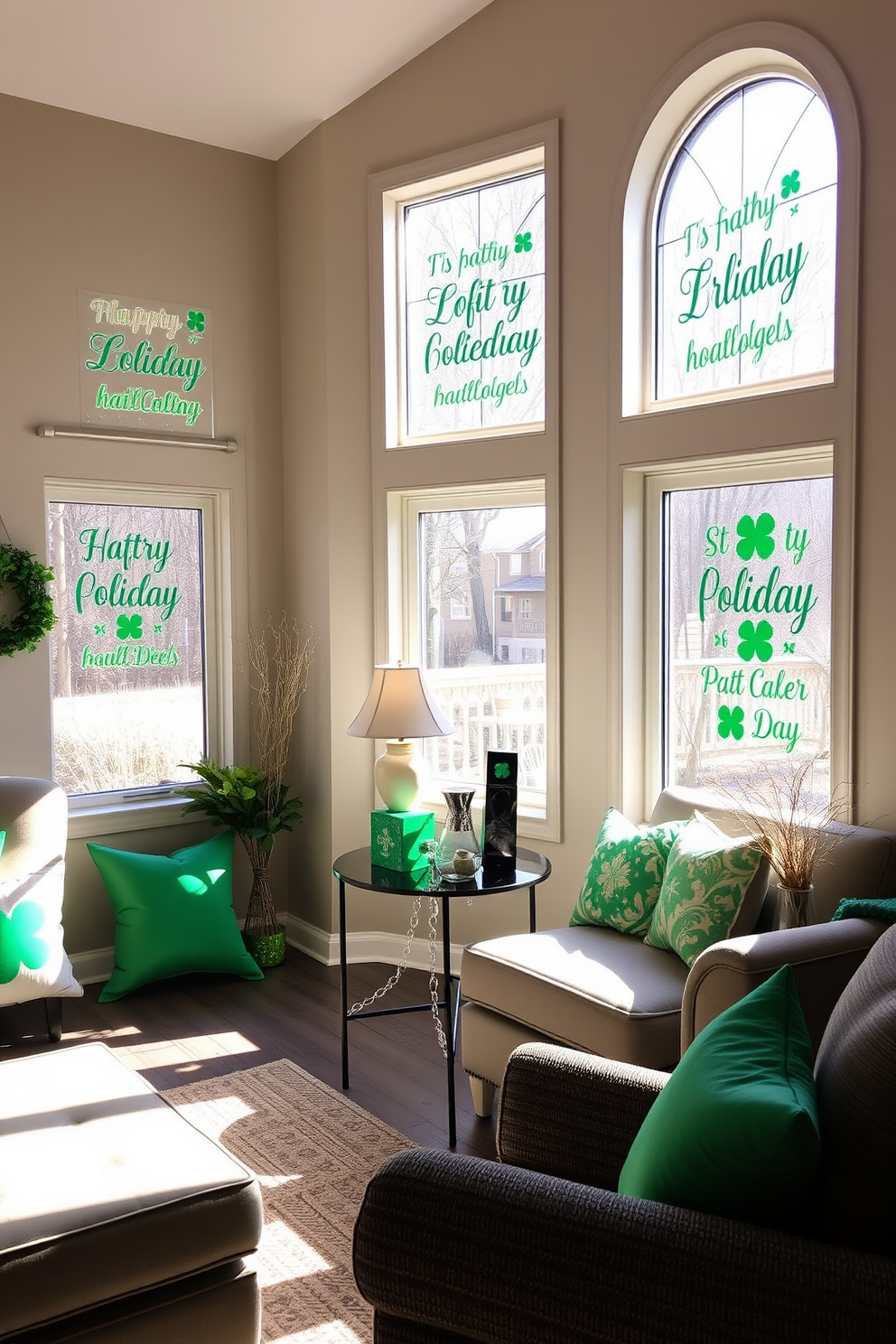 Window St Patricks Day Decorating Ideas 22