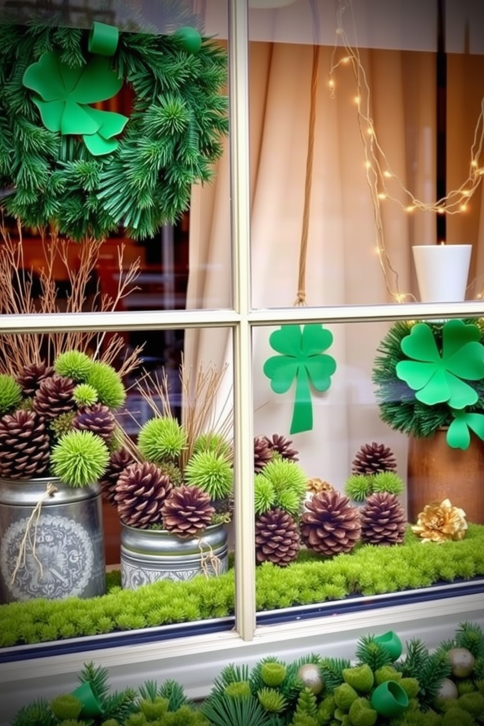 Window St Patricks Day Decorating Ideas 24