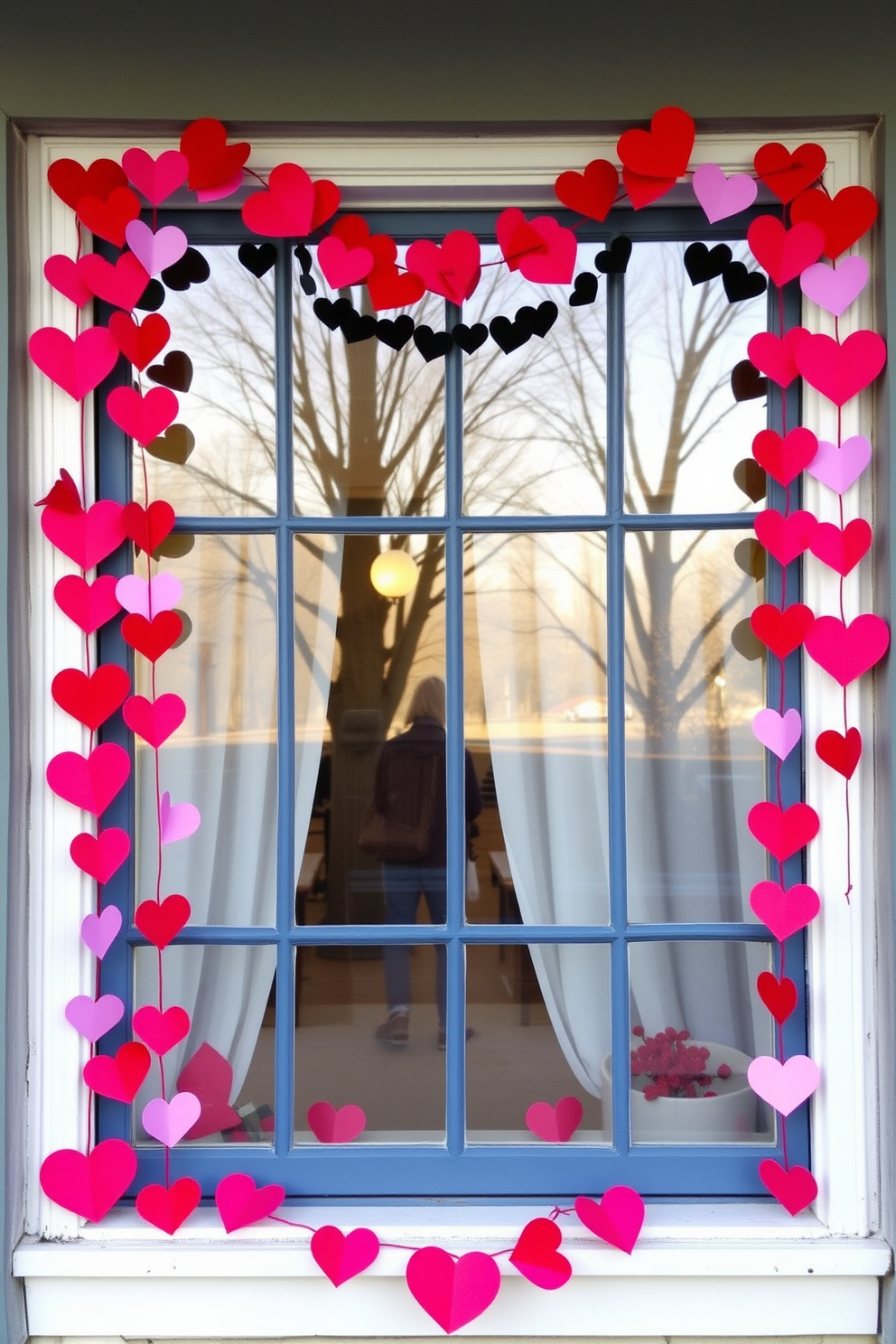 Window Valentines Day Decorating Ideas 10