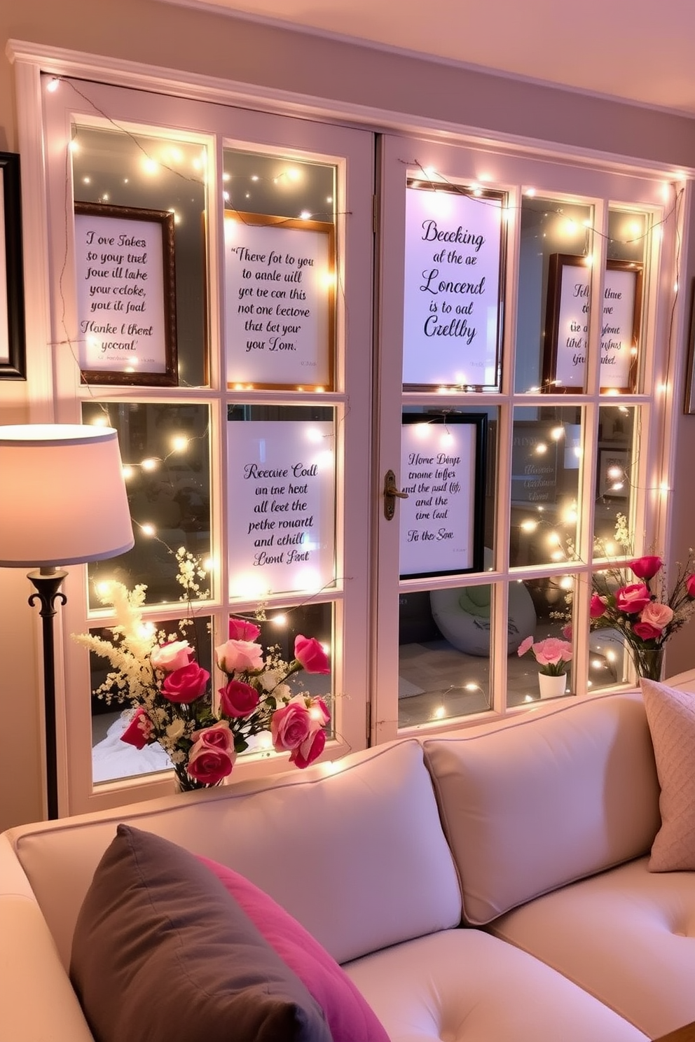 Window Valentines Day Decorating Ideas 11