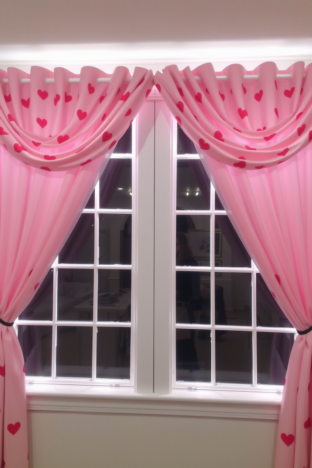 Window Valentines Day Decorating Ideas 13