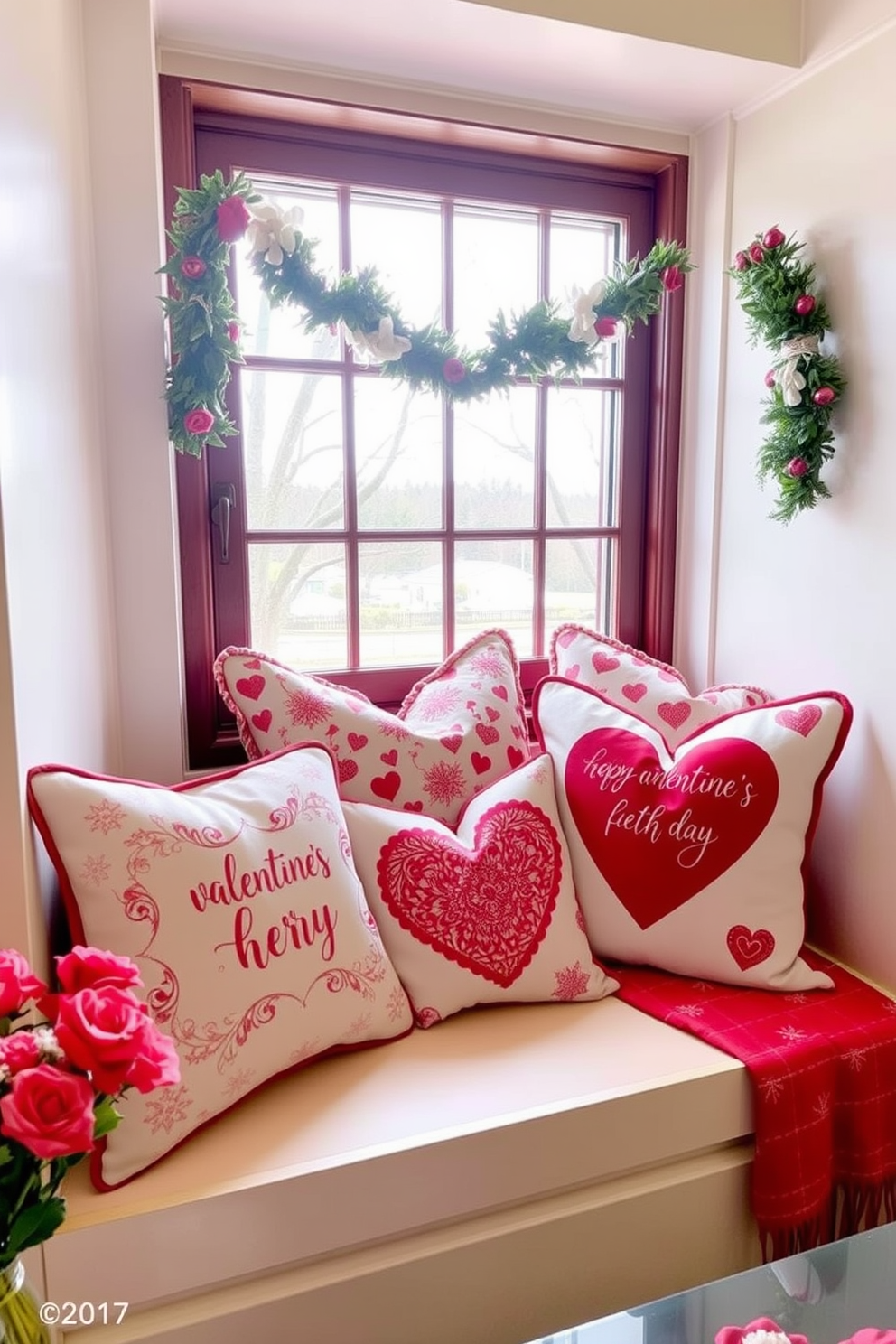 Window Valentines Day Decorating Ideas 23